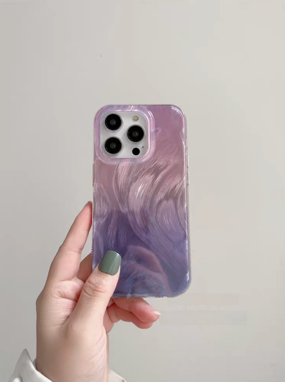 Feather Gradient Purple Phone Case