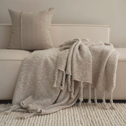 Pure Wool Throw Blanket