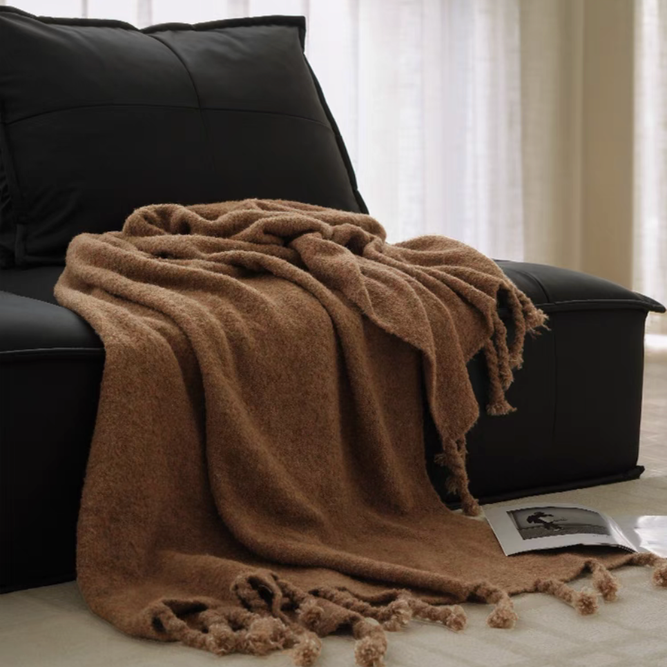 Pure Wool Throw Blanket