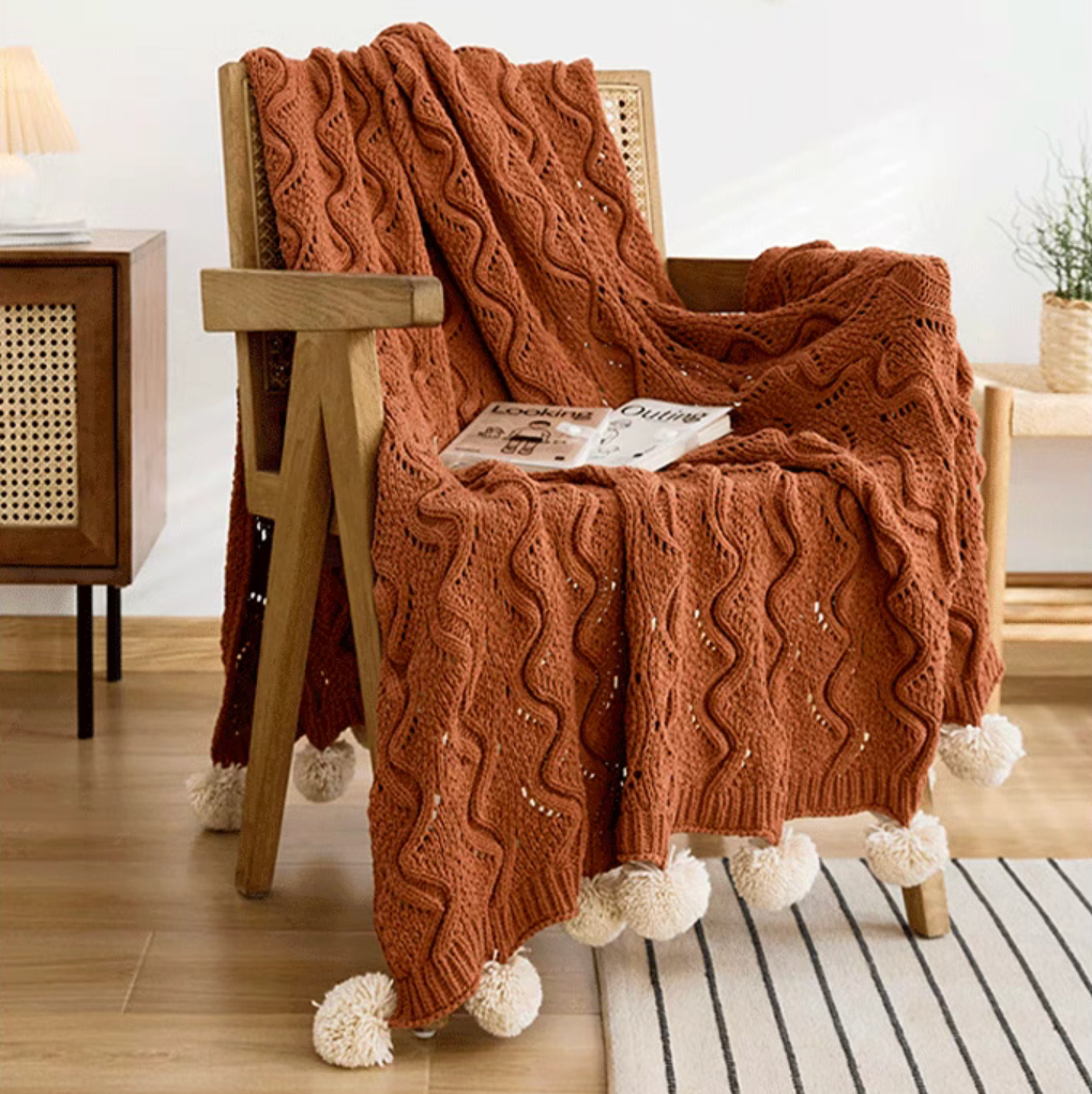 Chenille Throw Blanket