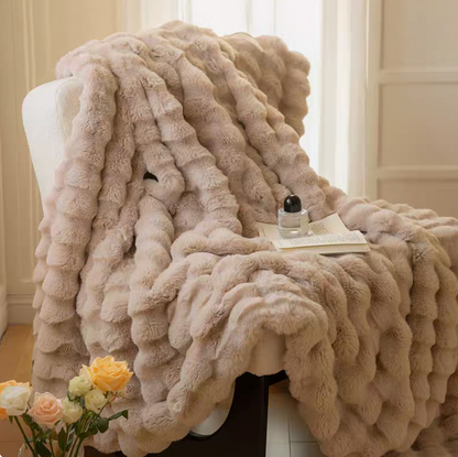 Faux Fur Throw Blanket