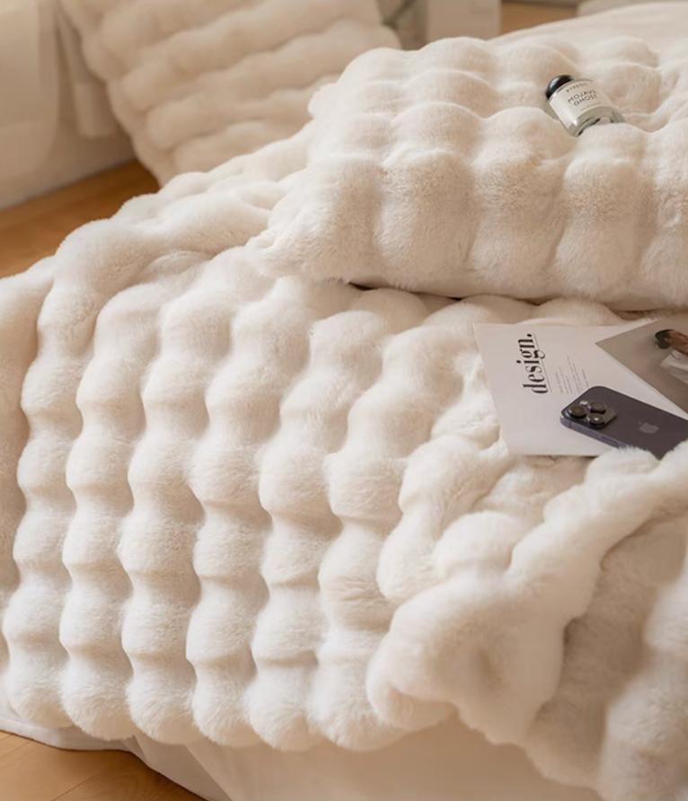 Faux Fur Throw Blanket