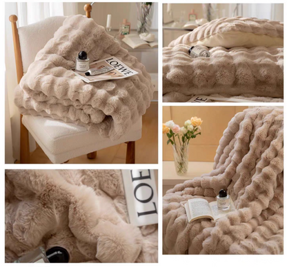 Faux Fur Throw Blanket