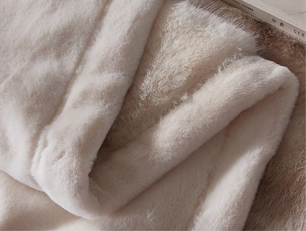 Wild Elegance Faux Fur Throw