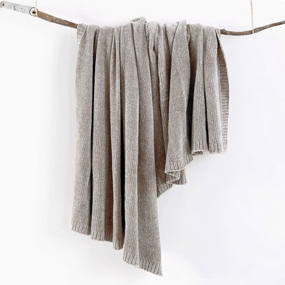 EcoSoft Chenille Knit Throw