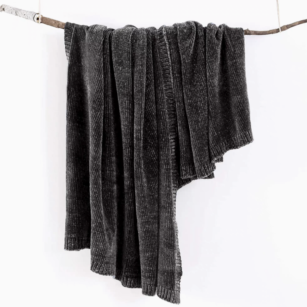 EcoSoft Chenille Knit Throw