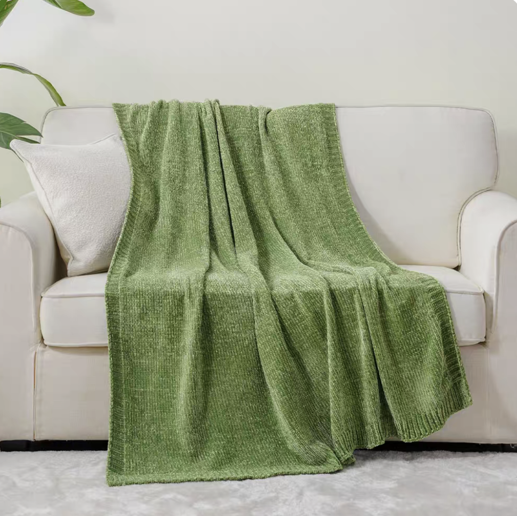 EcoSoft Chenille Knit Throw