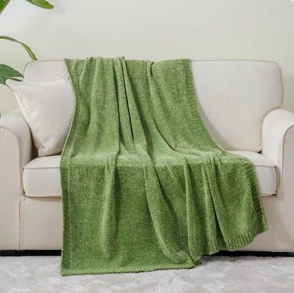 EcoSoft Chenille Knit Throw