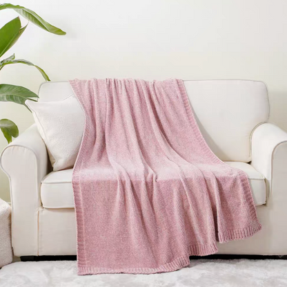 EcoSoft Chenille Knit Throw