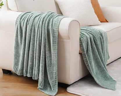 EcoSoft Chenille Knit Throw