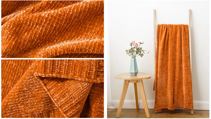 EcoSoft Chenille Knit Throw