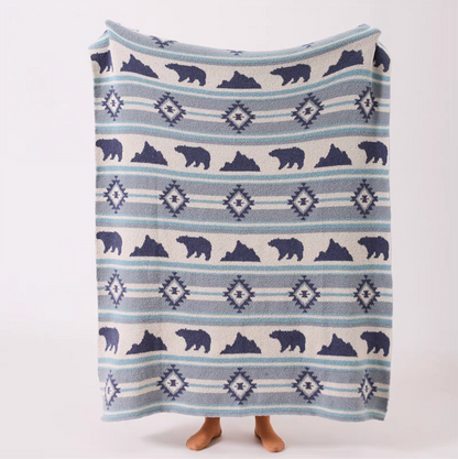 Arctic Bliss Bicolor Throw Blanket