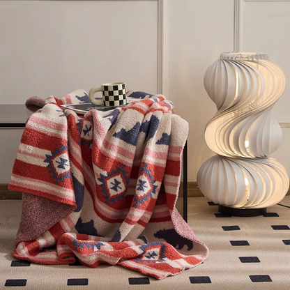 Arctic Bliss Bicolor Throw Blanket