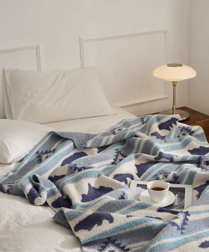 Arctic Bliss Bicolor Throw Blanket