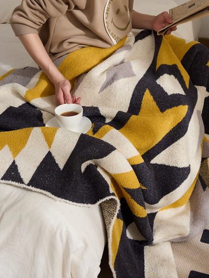 Arctic Bliss Bicolor Throw Blanket