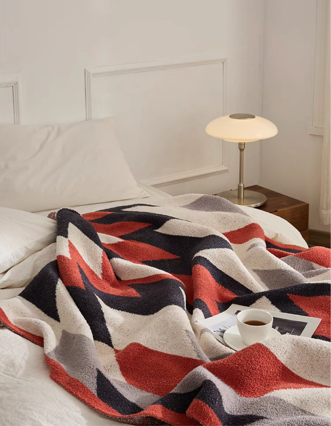 Arctic Bliss Bicolor Throw Blanket