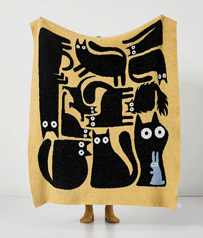 Cat-Inspired Comfort Blanket