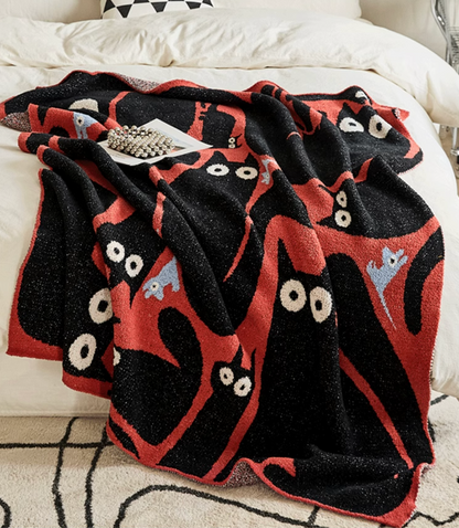 Cat-Inspired Comfort Blanket