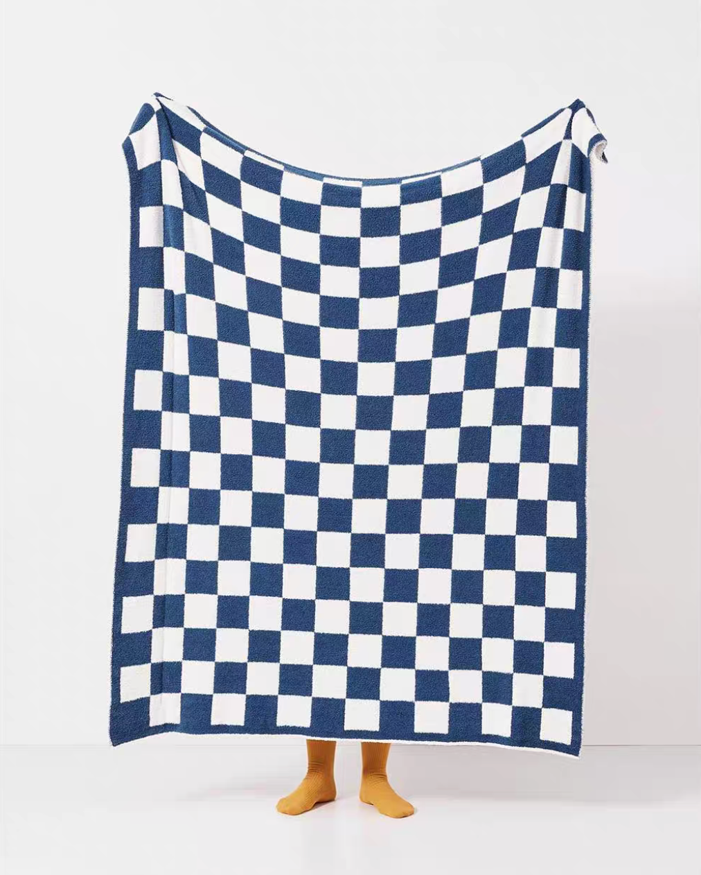 Vibrant Checkered Elegance Blanket