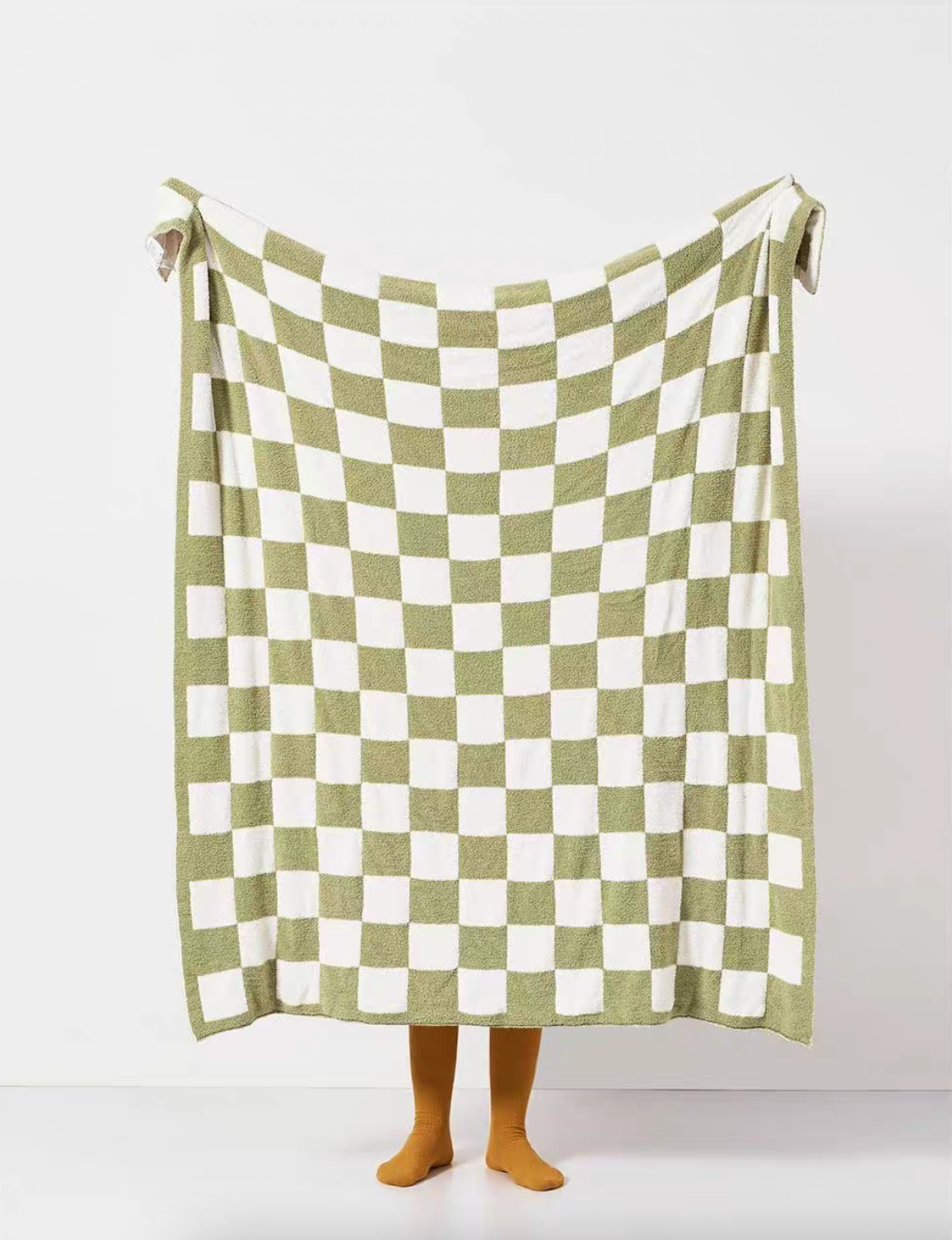 Vibrant Checkered Elegance Blanket