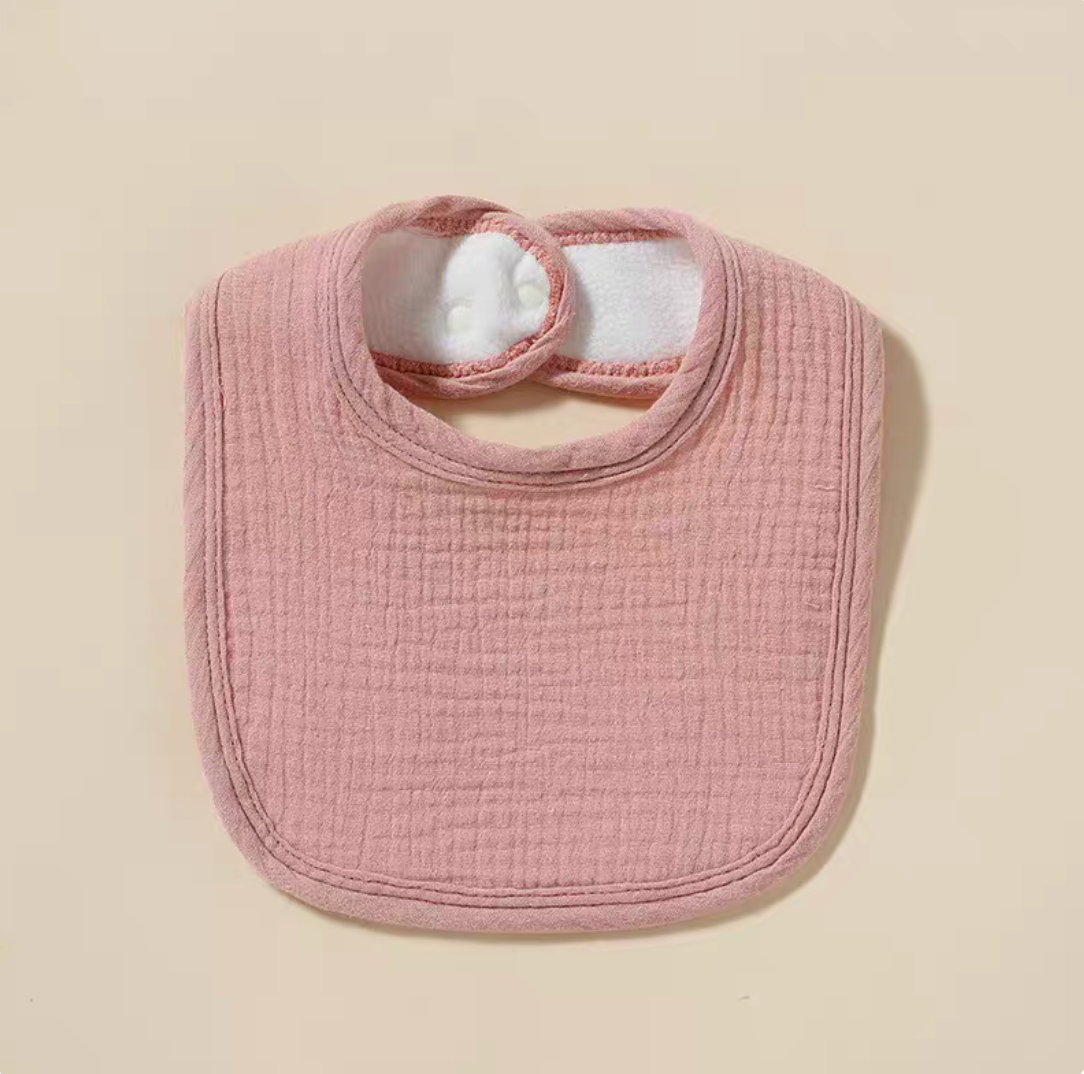 Baby Cotton Gauze Bib (2pcs)