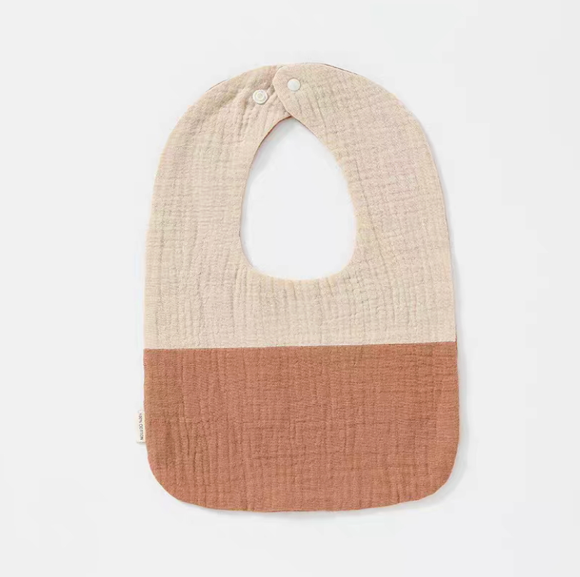 Colorblock U-Shaped Baby Bibs