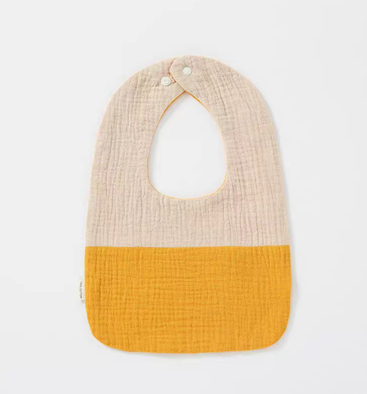 Colorblock U-Shaped Baby Bibs