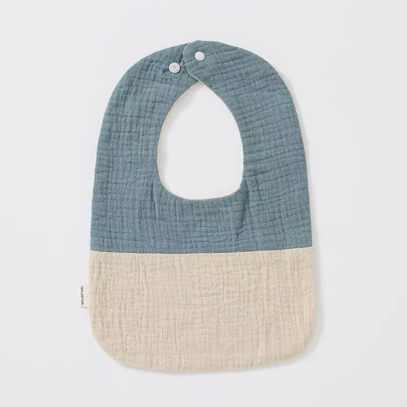 Colorblock U-Shaped Baby Bibs