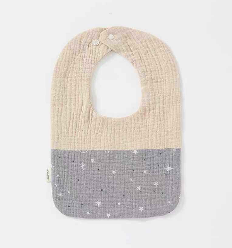 Colorblock U-Shaped Baby Bibs