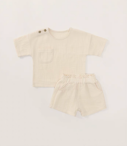 Cotton Gauze Baby Two-Piece Set