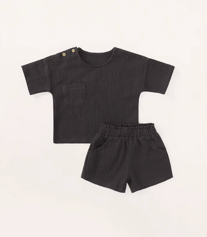 Cotton Gauze Baby Two-Piece Set