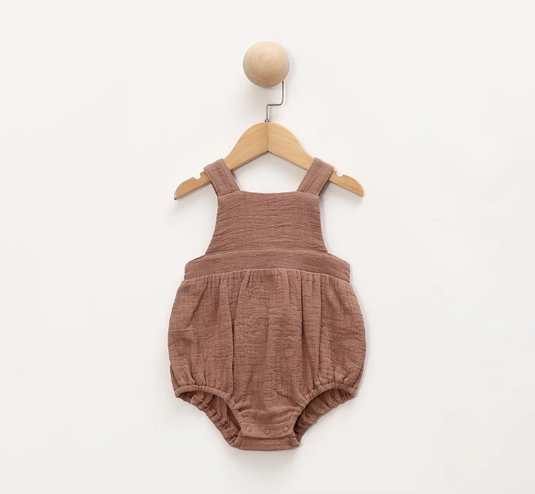 Cotton Gauze Baby Romper