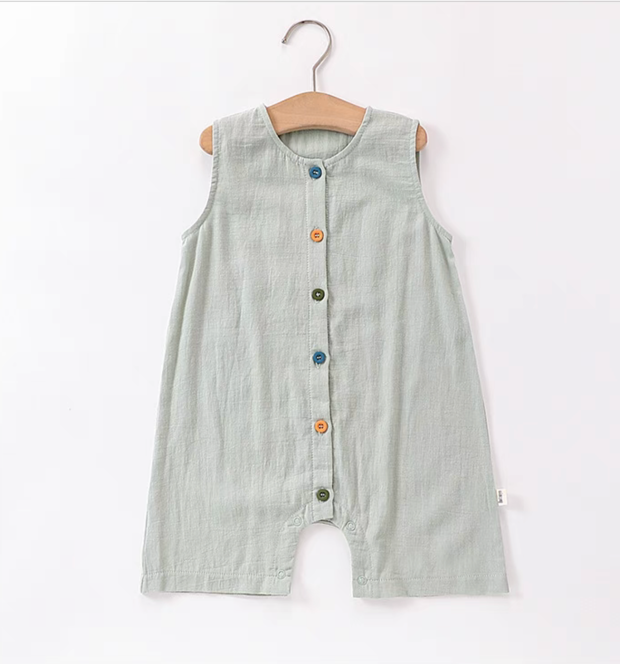 Cotton Sleeveless Baby Romper