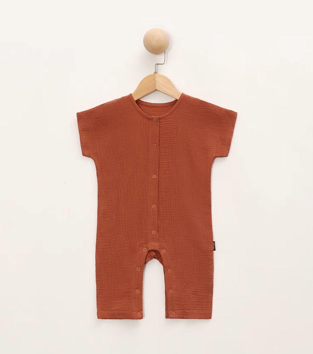 Summer Cotton Gauze Baby Romper