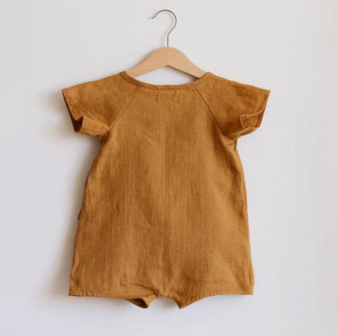 Lightweight Cotton Muslin Baby Romper