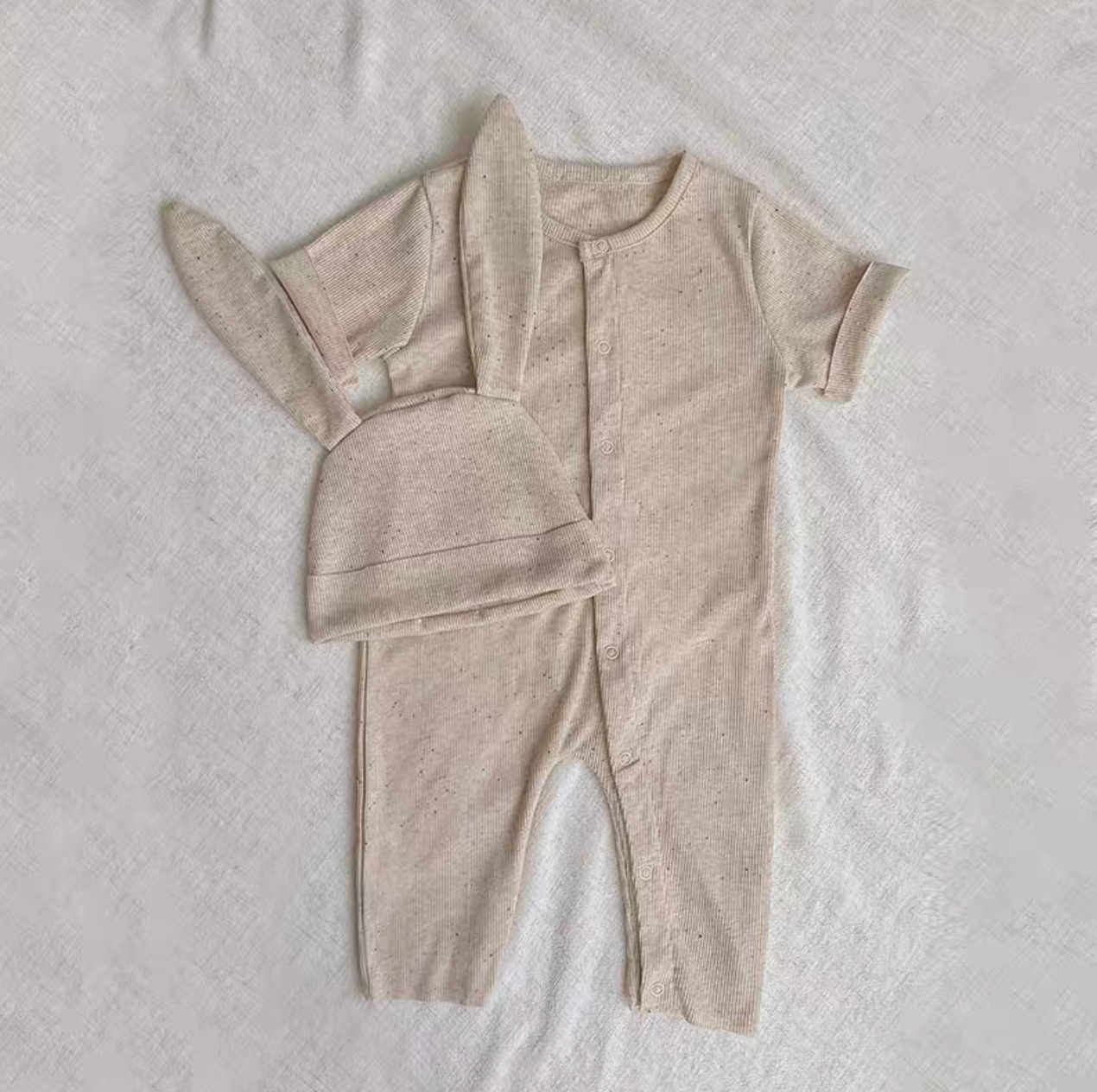 Cozy Snap-Up Baby Romper Set