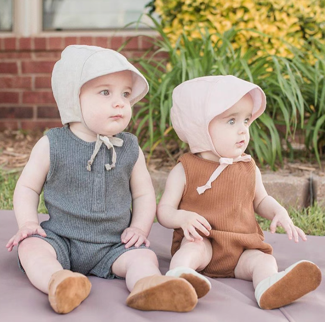 Baby Linen Cotton Sun Hat