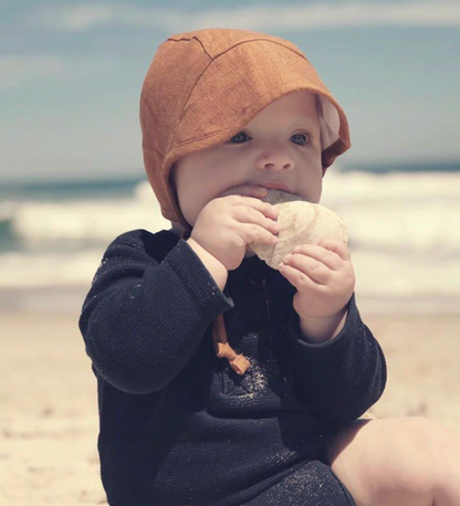 Baby Linen Cotton Sun Hat