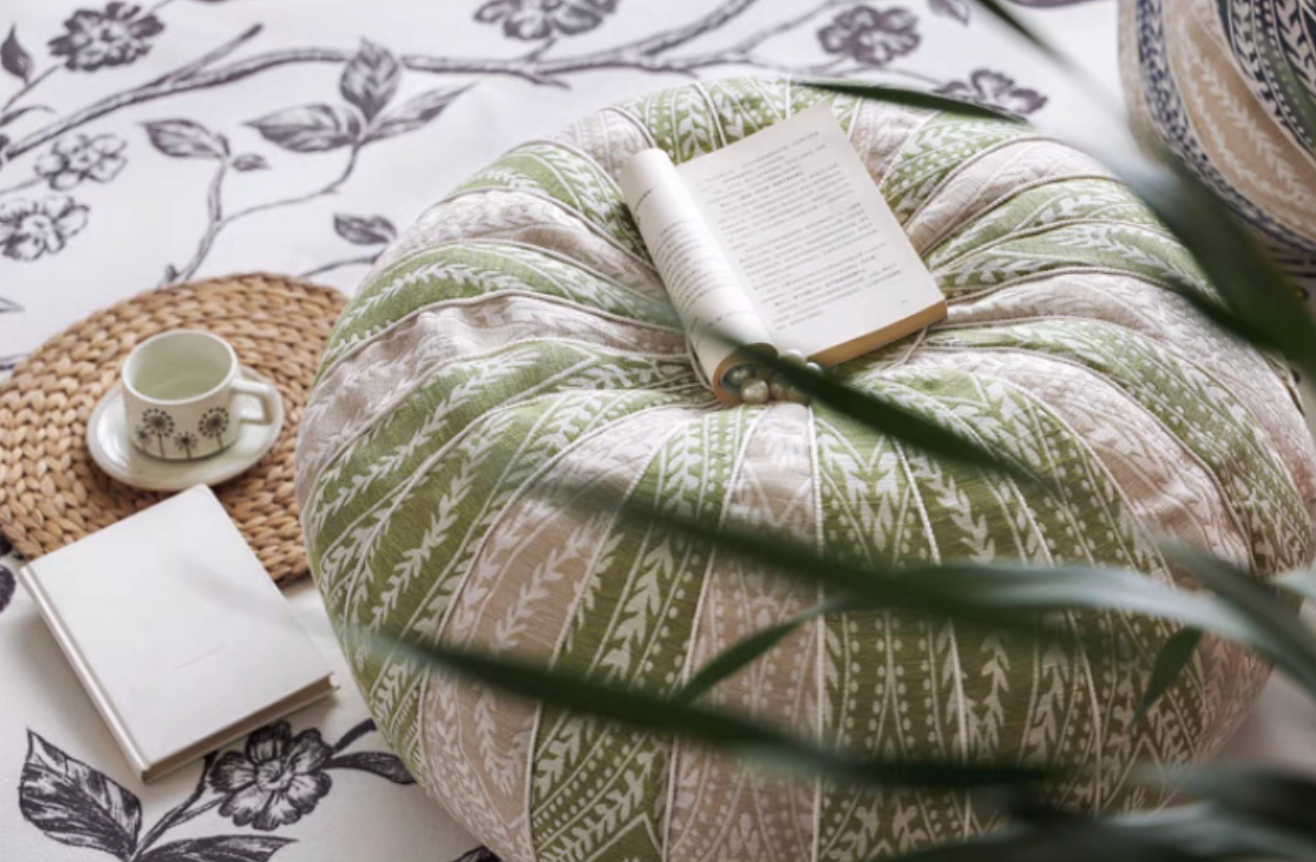 Pumpkin Round Floor Cushion