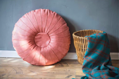 Scandinavian Round Floor Cushion