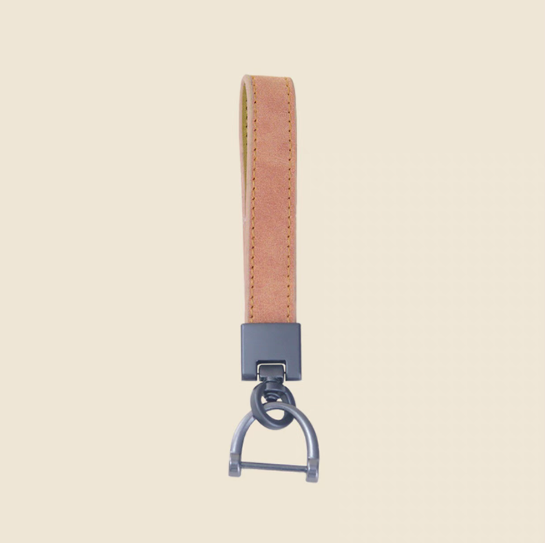 Leather Strap Keychain