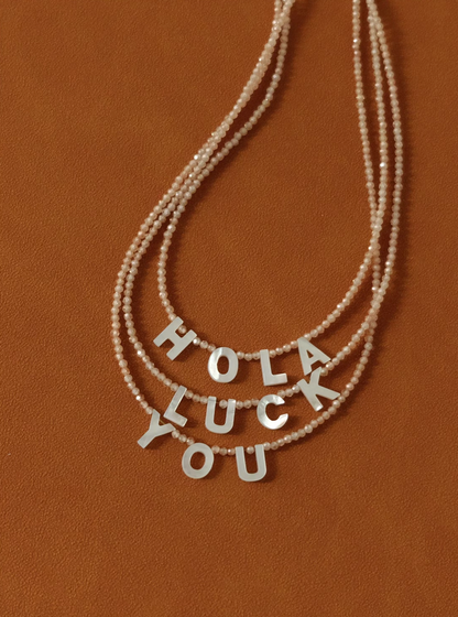 Personalized Shell Initial Necklace