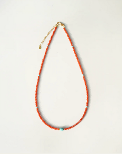 Radiant Sunset Turquoise Choker