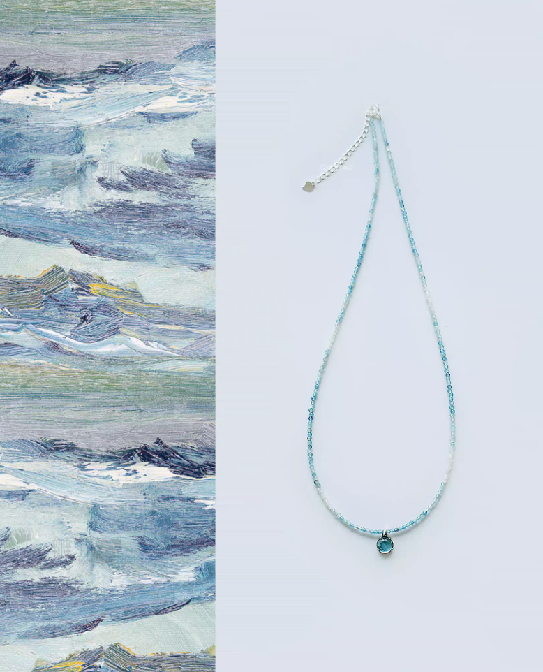 Ocean Breeze Aquamarine Necklace