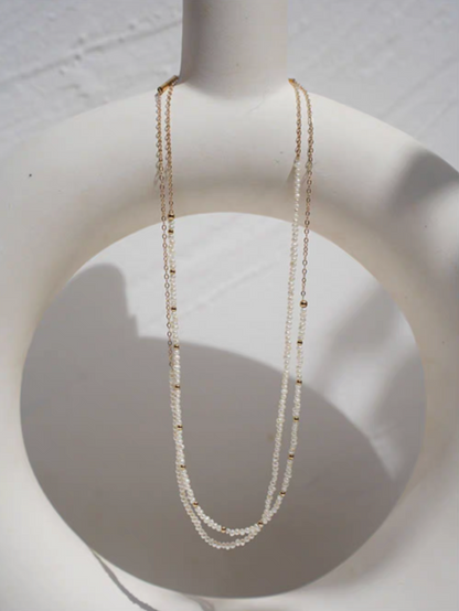 Delicate Pearl Whisper Necklace