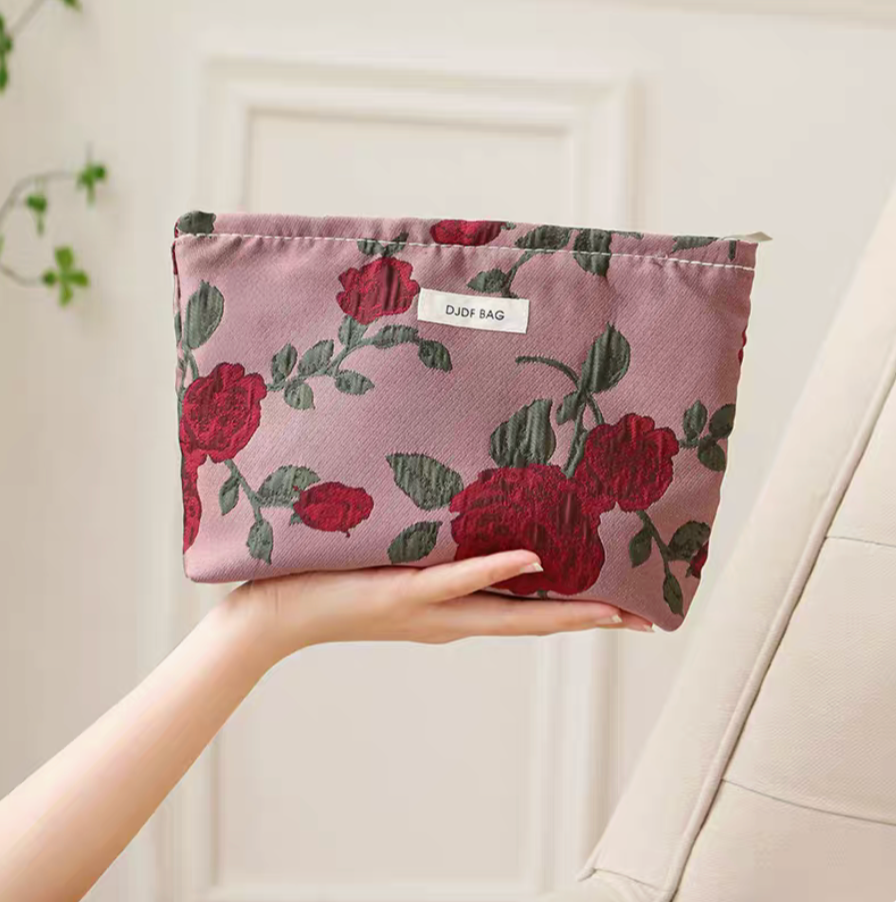 Timeless Elegance Portable Makeup Bag Collection