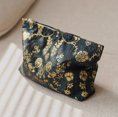 Timeless Elegance Portable Makeup Bag Collection