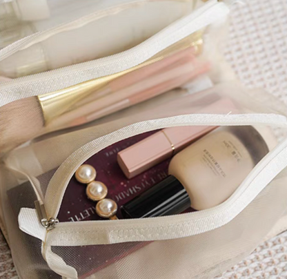 Vintage Chic Waterproof Travel Makeup Bag