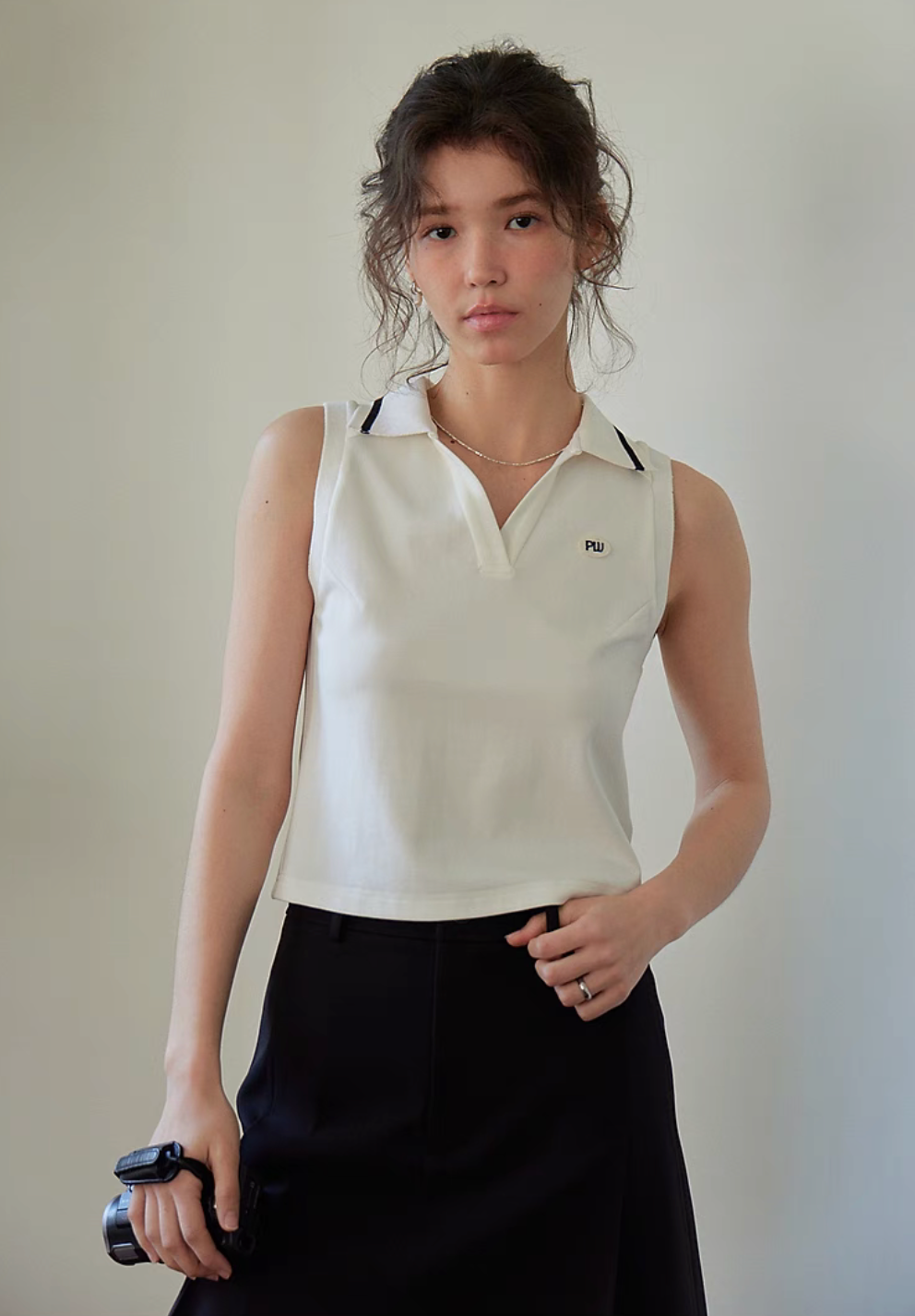 Sleek Summer Sleeveless Polo