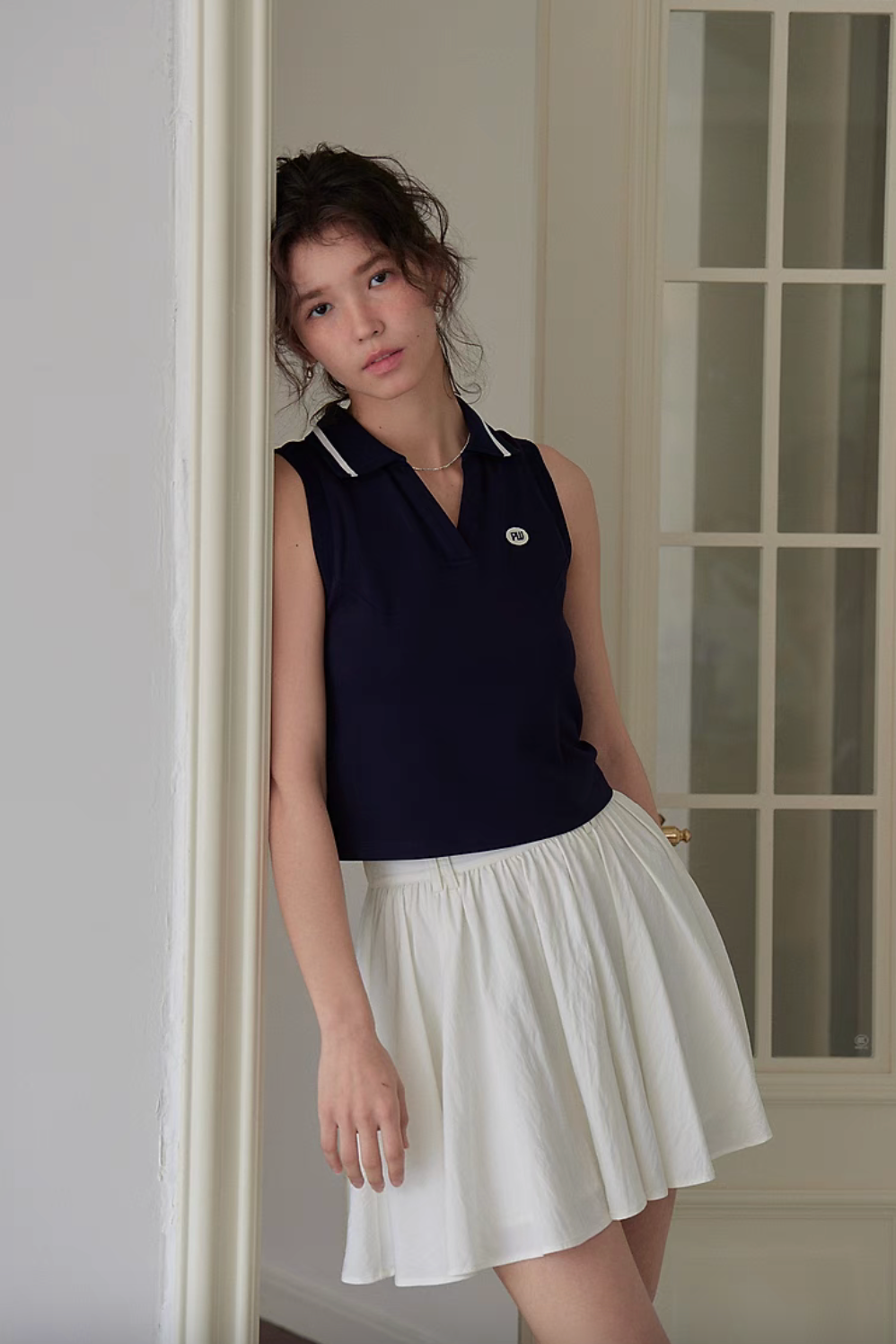 Sleek Summer Sleeveless Polo